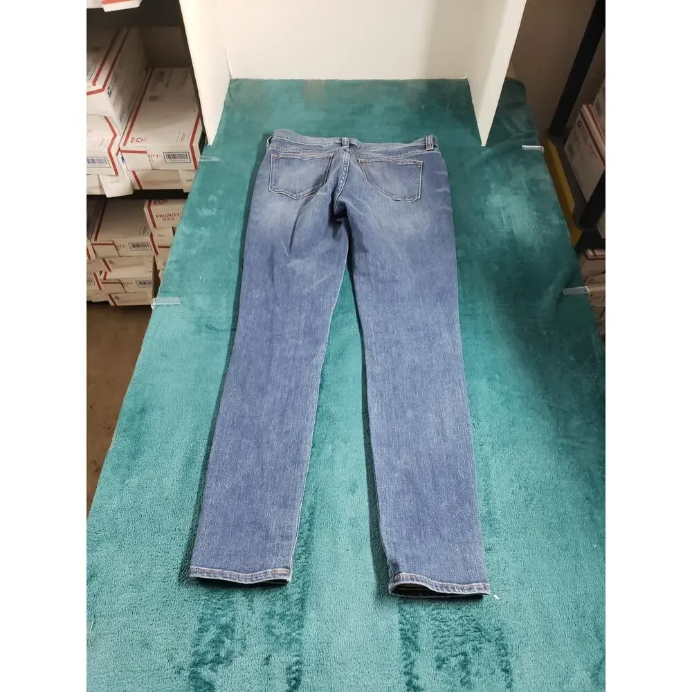 J.Crew Jeans Size 26x28 Mens Blue Pants Stretch Denim Mid Rise Straight